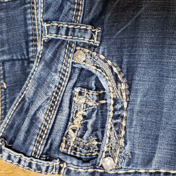 Silver denim jeans - Picture 2 of 11